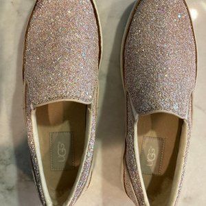 Ugg Adley Chunky Glitter Powder Women Shoes 1091489
